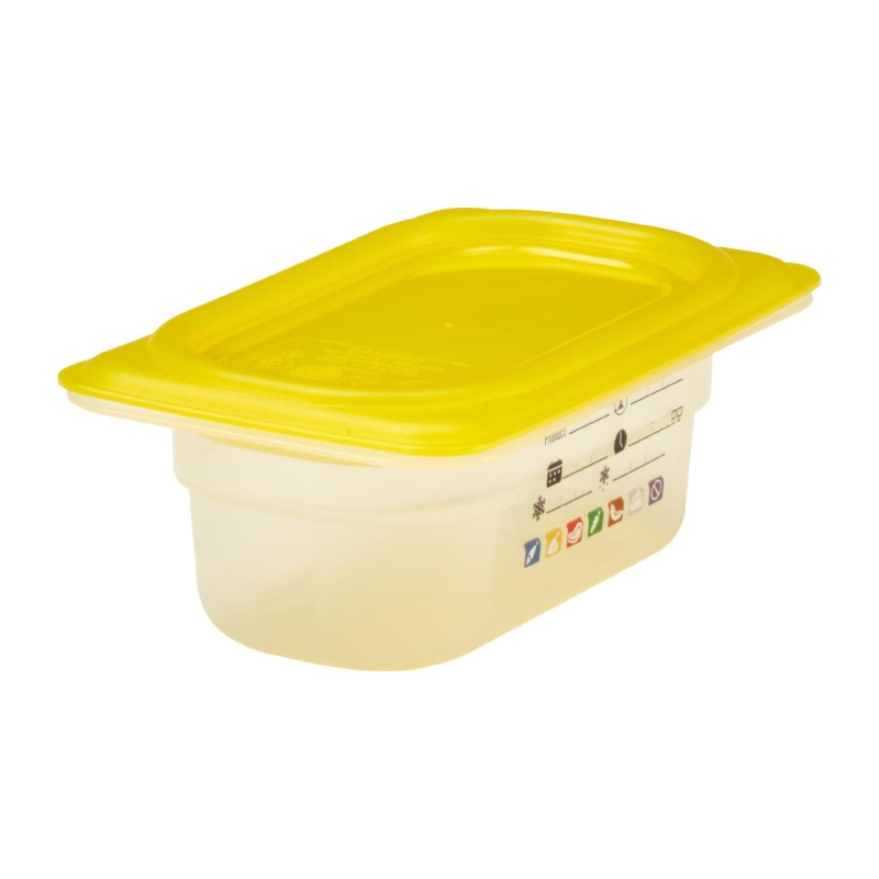 Bak in polypropeen Cambro Safetrak IML GN 1/9 65mm - Gastronoble - JN518
