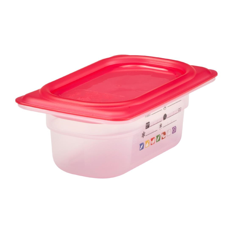 Bak in polypropeen Cambro Safetrak IML GN 1/9 65mm - Gastronoble - JN518