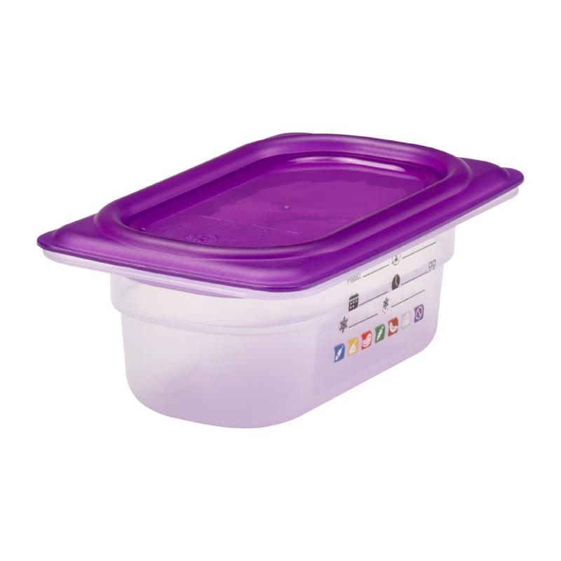 Bak in polypropeen Cambro Safetrak IML GN 1/9 65mm - Gastronoble - JN518