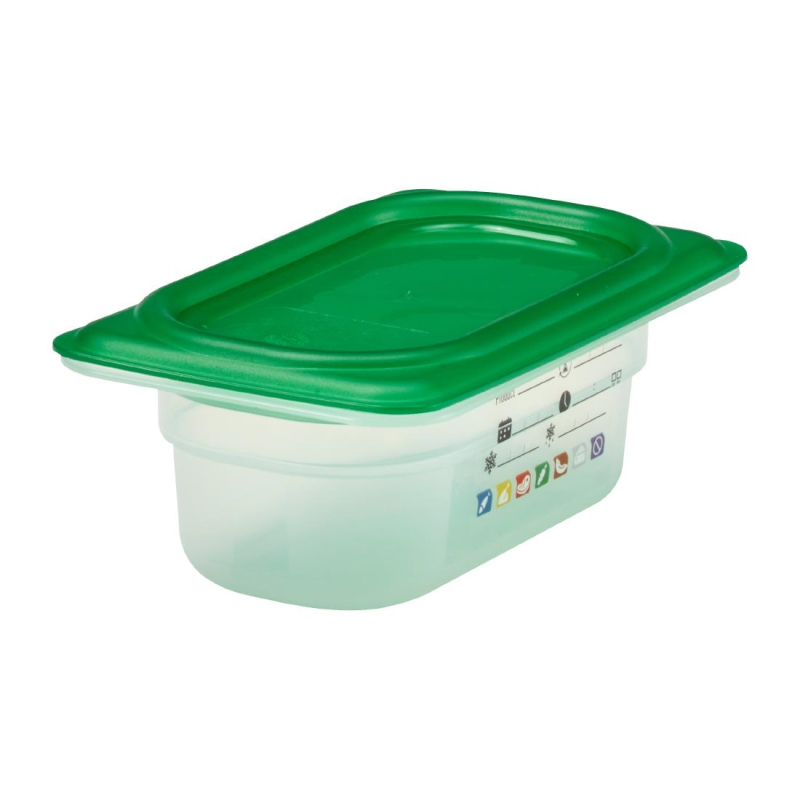 Bak in polypropeen Cambro Safetrak IML GN 1/9 65mm - Gastronoble - JN518