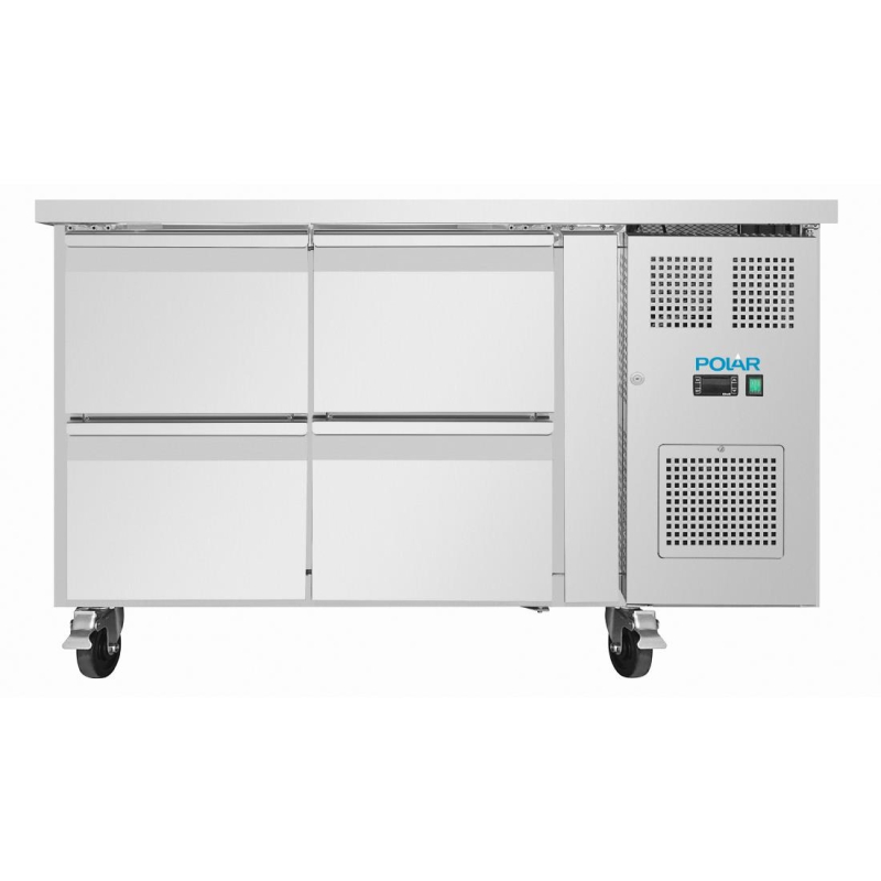 Positieve gekoelde tafel 4 lades GN Polar U-serie - Gastronoble - UA100