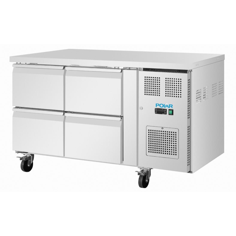 Positieve gekoelde tafel 4 lades GN Polar U-serie - Gastronoble - UA100