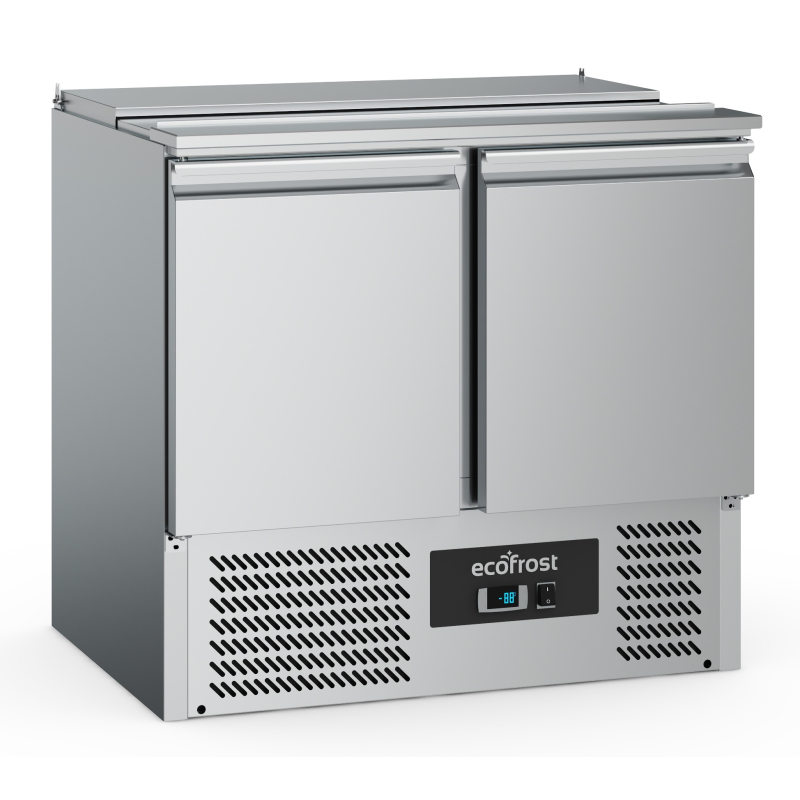 Saladette 2 portes 2,5x1/1gn r&eacute;cipient - Combisteel - 7950.5050
