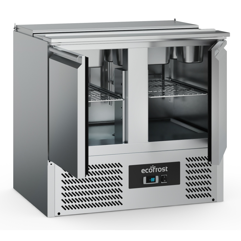 Saladette 2 portes 2,5x1/1gn r&eacute;cipient - Combisteel - 7950.5050