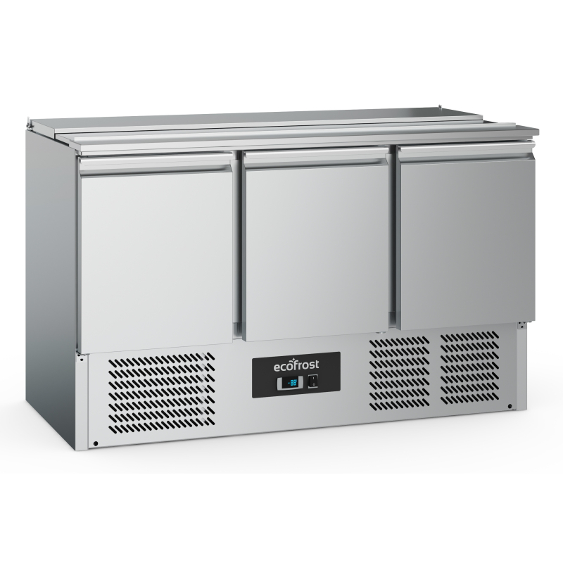 Saladette 3 portes 4x1/1gn r&eacute;cipient - Combisteel - 7950.5055
