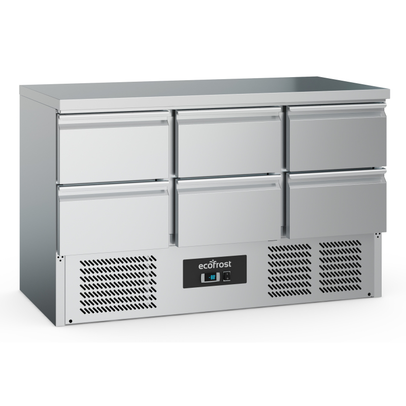 Table r&eacute;frig&eacute;r&eacute;e 6 drawers - Combisteel - 7950.5085