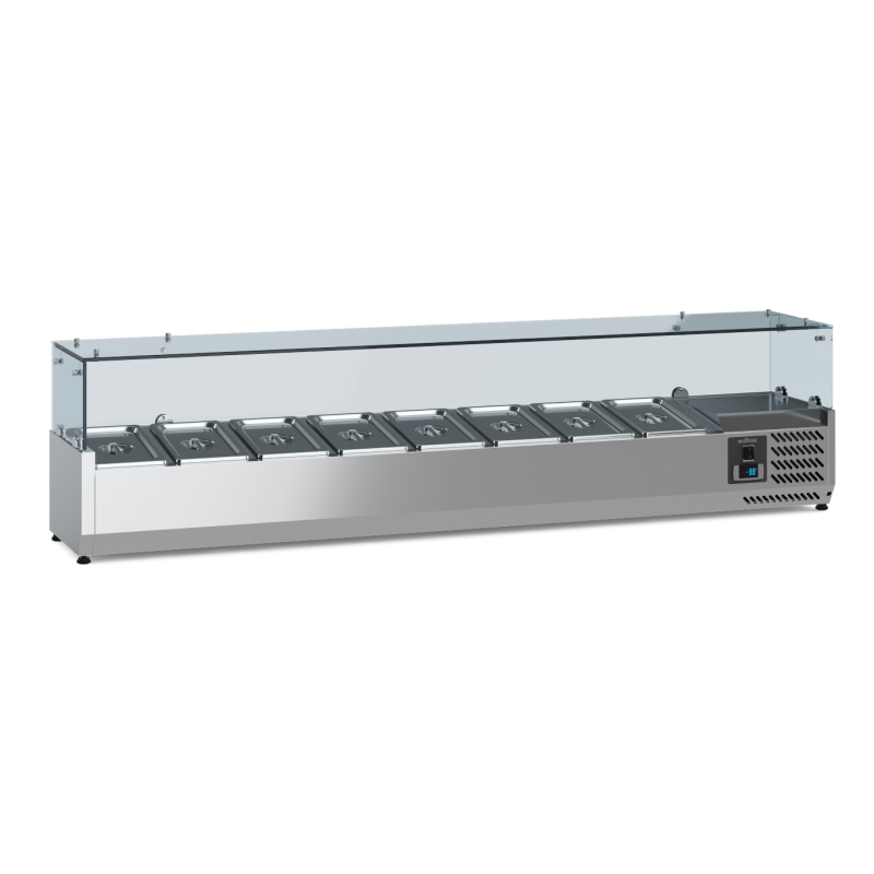 Puits r&eacute;frig&eacute;rat&eacute;e 1/4 gn x 8 - Combisteel - 7950.5121