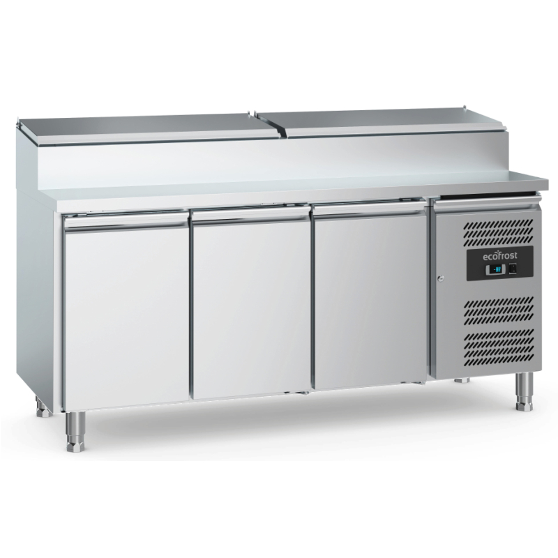 Saladette 3 portes 8x1/3gn r&eacute;cipient - Combisteel - 7950.5195