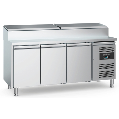Saladette 3 portes 8x1/3gn r&eacute;cipient - Combisteel - 7950.5195