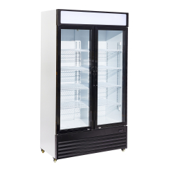 R&eacute;frig&eacute;rateur 2 portes en verre bez-750 gd - Combisteel - 7455.1390