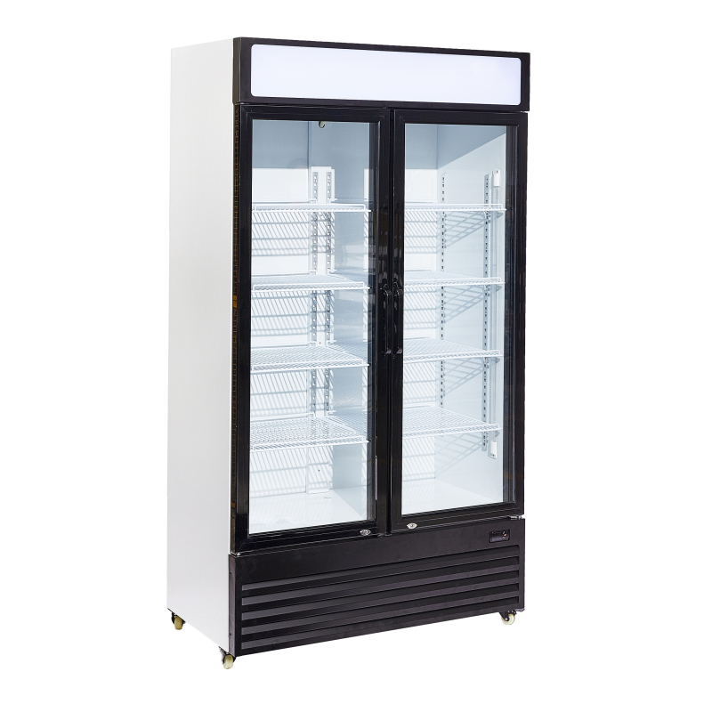 R&eacute;frig&eacute;rateur 2 portes en verre bez-750 gd - Combisteel - 7455.1390