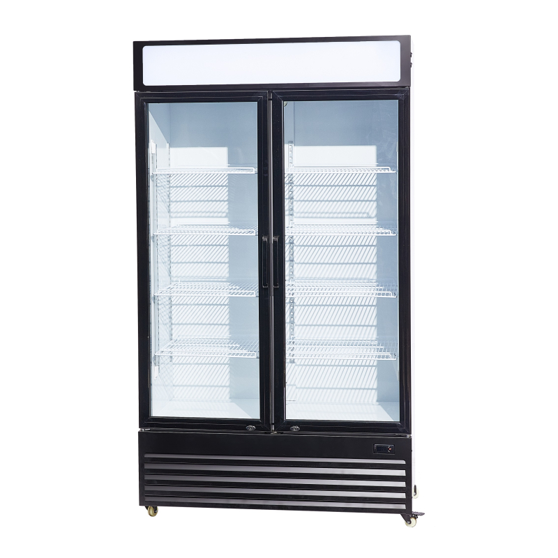 R&eacute;frig&eacute;rateur 2 portes en verre bez-750 gd - Combisteel - 7455.1390