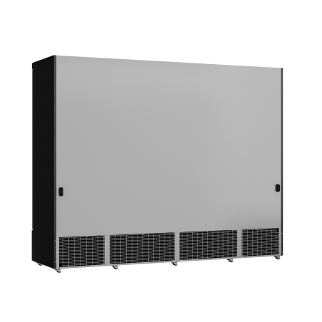 R&eacute;frig&eacute;rateur 4 portes en verre noir jde-2025r bl *transport sur demande* - Combisteel - 7455.2240