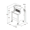 Plan trancheuse coupeuse semi automatique avec levier Byzance SOFINOR