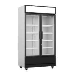 R&eacute;frig&eacute;rateur 2 portes en verre fcu-750 - Combisteel - 7455.2105