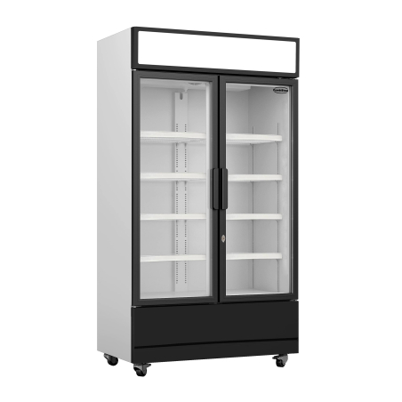 R&eacute;frig&eacute;rateur 2 portes en verre fcu-750 - Combisteel - 7455.2105