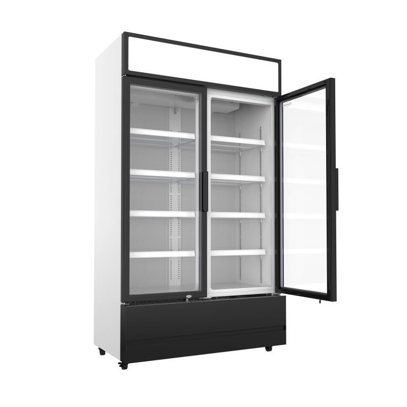 R&eacute;frig&eacute;rateur 2 portes en verre fcu-750 - Combisteel - 7455.2105