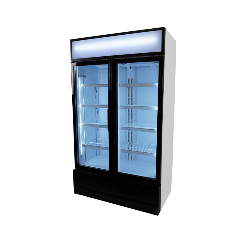 R&eacute;frig&eacute;rateur 2 portes en verre fcu-750 - Combisteel - 7455.2105