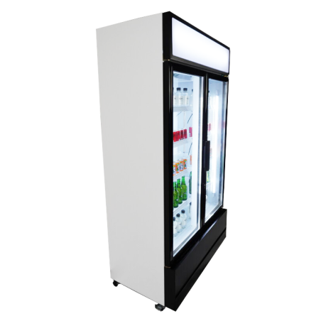 R&eacute;frig&eacute;rateur 2 portes en verre fcu-750 - Combisteel - 7455.2105
