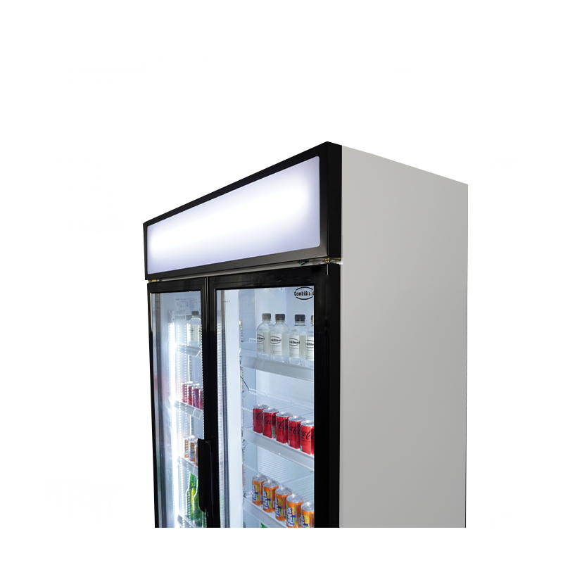 R&eacute;frig&eacute;rateur 2 portes en verre fcu-750 - Combisteel - 7455.2105