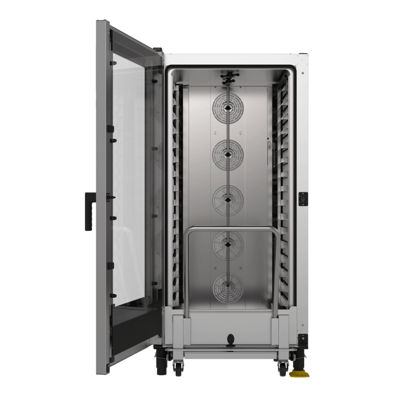 Unox 20 Gn 1/1 combi steamer interieur met ChefTop Plus rek
