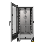 Unox 20 Gn 1/1 combi steamer interieur met ChefTop Plus rek