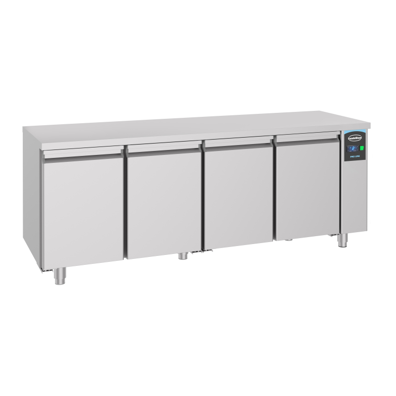 700 table r&eacute;frig&eacute;r&eacute;e 4 portes excl. moteur - Combisteel - 7489.5095