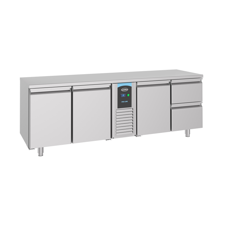 700 table r&eacute;frig&eacute;r&eacute;e 3 portes et 2 tiroirs monoblock energy line - Combisteel - 7489.5360