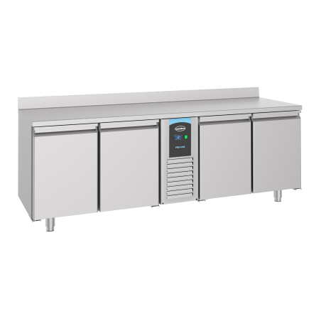 700 table r&eacute;frig&eacute;r&eacute;e bord relev&eacute; 4 portes monoblock energy line - Combisteel - 7489.5410