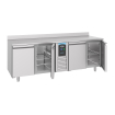700 table r&eacute;frig&eacute;r&eacute;e bord relev&eacute; 4 portes monoblock energy line - Combisteel - 7489.5410