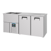 Refroidisseur de bi&egrave;re 2 portes 2l - Combisteel - 7489.5325