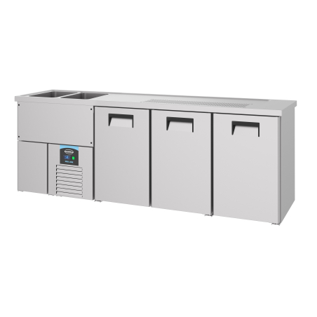 Refroidisseur de bi&egrave;re 3 portes 2l - Combisteel - 7489.5345