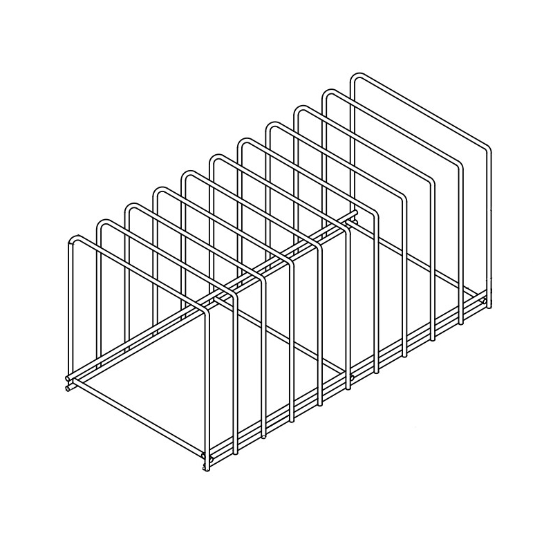 Plaque de support en acier inox 10 - Combisteel - 7280.0130