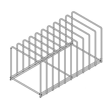 Plaque de support en acier inox 10 - Combisteel - 7280.0130