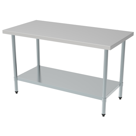 700 plan de travail &eacute;tag&egrave;re d&eacute;montable 1400 - Combisteel - 7490.0040