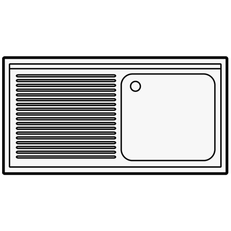 700 bloc-&eacute;vier &eacute;tag&egrave;re d&eacute;montable 1 &agrave; droite 1400 - Combisteel - 7452.0440