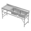 600 bloc-&eacute;vier &eacute;tag&egrave;re pliante 1800 2r - Combisteel - 7490.0280