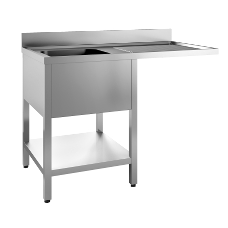 700 bloc-&eacute;vier &eacute;tag&egrave;re lave-vaisselle d&eacute;montable 1 &agrave; gauche 1400 - Combisteel - 7452.0475