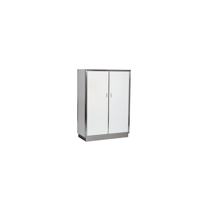 Armoire de porcelaine en acier inox 2 portes 5 niveaux 950 - Combisteel - 7003.0701