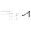 Console fixe seule 300 - Combisteel - 7412.0730