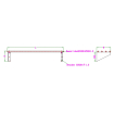 Gril de barre en inox 1000 - Combisteel - 7490.0115