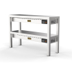 &Eacute;tag&egrave;re chauffante en c&eacute;ramique 2 niveaux 1400 8 heaters of 250w - Combisteel - 7020.0740