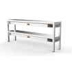&Eacute;tag&egrave;re chauffante en c&eacute;ramique 2 niveaux 1800 10 heaters of 250w - Combisteel - 7020.0750