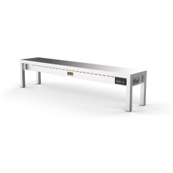 &Eacute;tag&egrave;re chauffante en c&eacute;ramique 1 niveaux 1800 5 heaters of 250w - Combisteel - 7020.0720