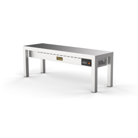 &Eacute;tag&egrave;re chauffante en c&eacute;ramique 1 niveaux 1200 3 heaters of 250w - Combisteel - 7020.0705
