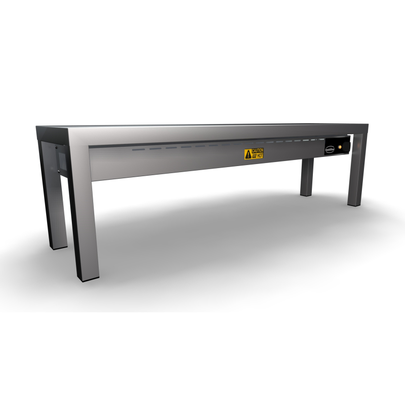 &Eacute;tag&egrave;re chauffante en c&eacute;ramique 1 niveaux 1200 3 heaters of 250w - Combisteel - 7020.0705