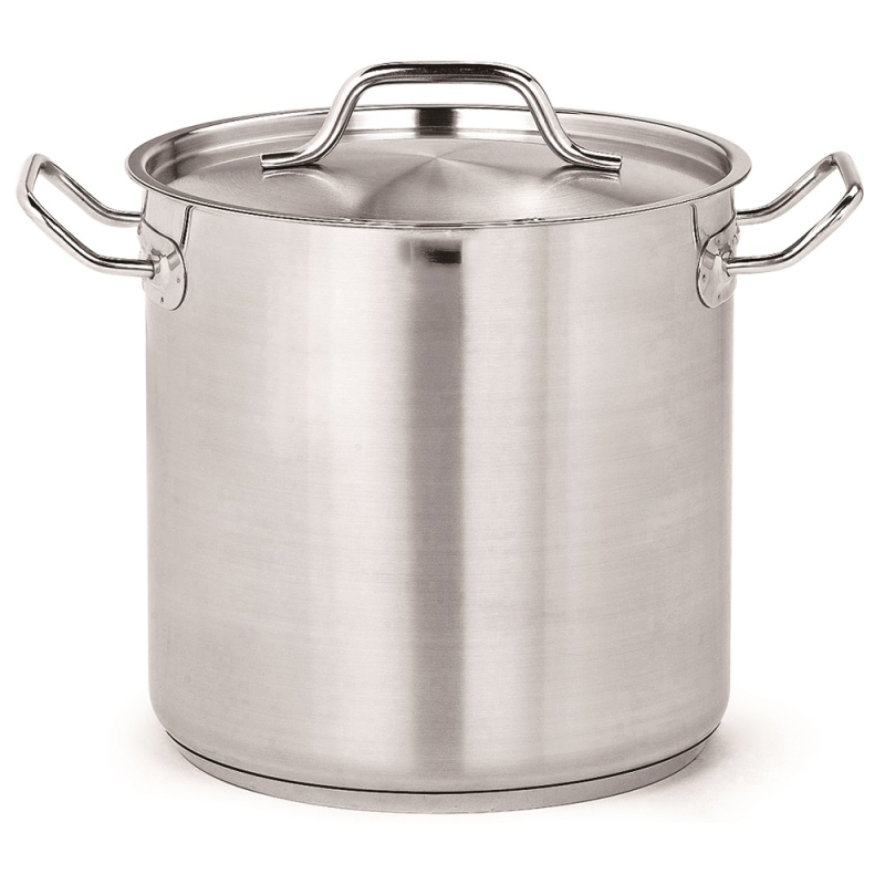 Marmite profonde en acier inoxydable + couvercle &oslash;40 50l - Combisteel - 7501.0030