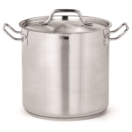Marmite profonde en acier inoxydable + couvercle &oslash;40 50l - Combisteel - 7501.0030