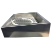 Bac &agrave; glace pil&eacute;e inclin&eacute; 1/1 gn aisi 304 vidange c&ocirc;t&eacute; fonctionnement - Combisteel - 7013.2780