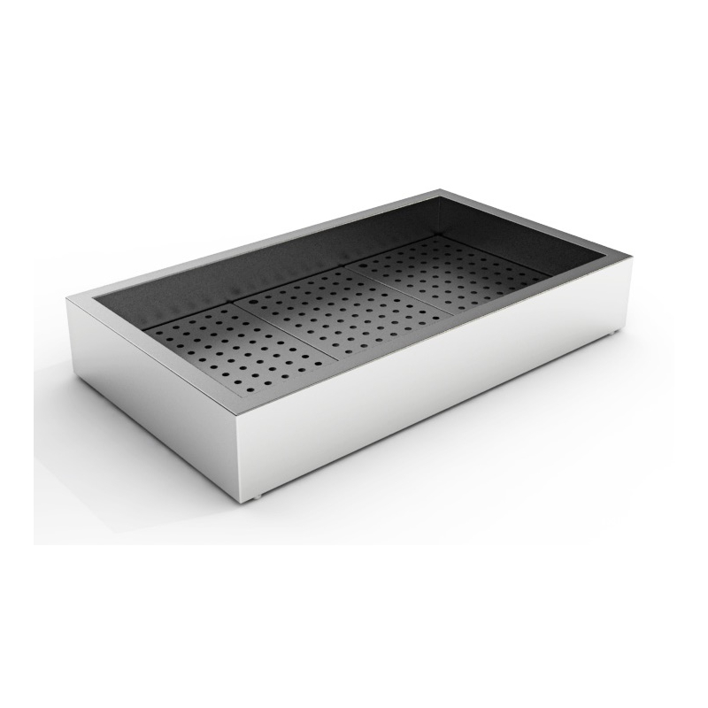 Bac &agrave; glace pil&eacute;e en construction 3/1 gn - Combisteel - 7013.2710